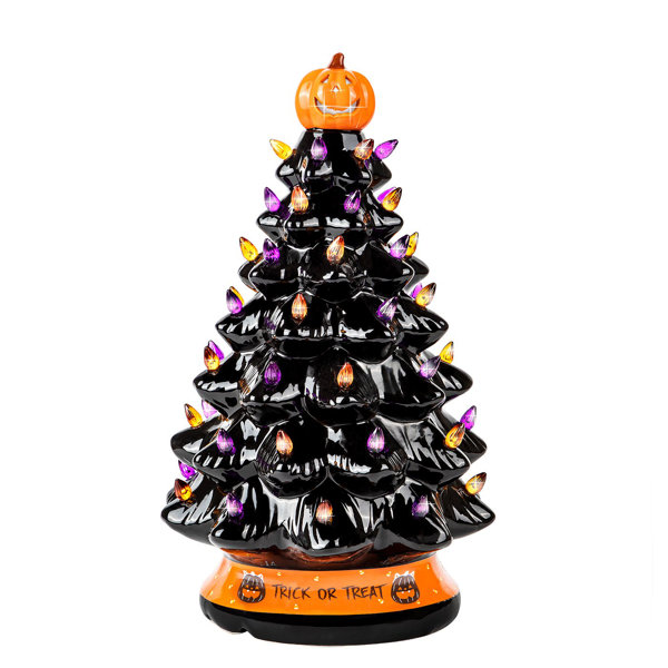 The Holiday Aisle® 15Inch Halloween Decorations Ceramic Tree 50